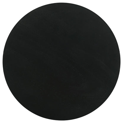Coaster Furniture Dianella 915108 Round Pedestal Base Accent Side Table - Black Stain IMAGE 3