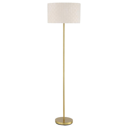 Coaster Furniture Ramiro 920303 66-inch Drum Shade Metal Floor Lamp - Gold IMAGE 1