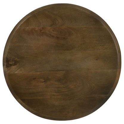 Coaster Furniture Deja 935971 3-piece Round Nesting Table Set - Natural and Gunmetal IMAGE 7