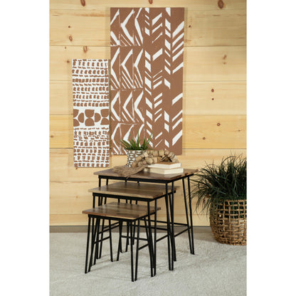 Coaster Furniture Nayeli 935981 3-piece Solid Sheesham Wood Nesting Tables - Natural IMAGE 8