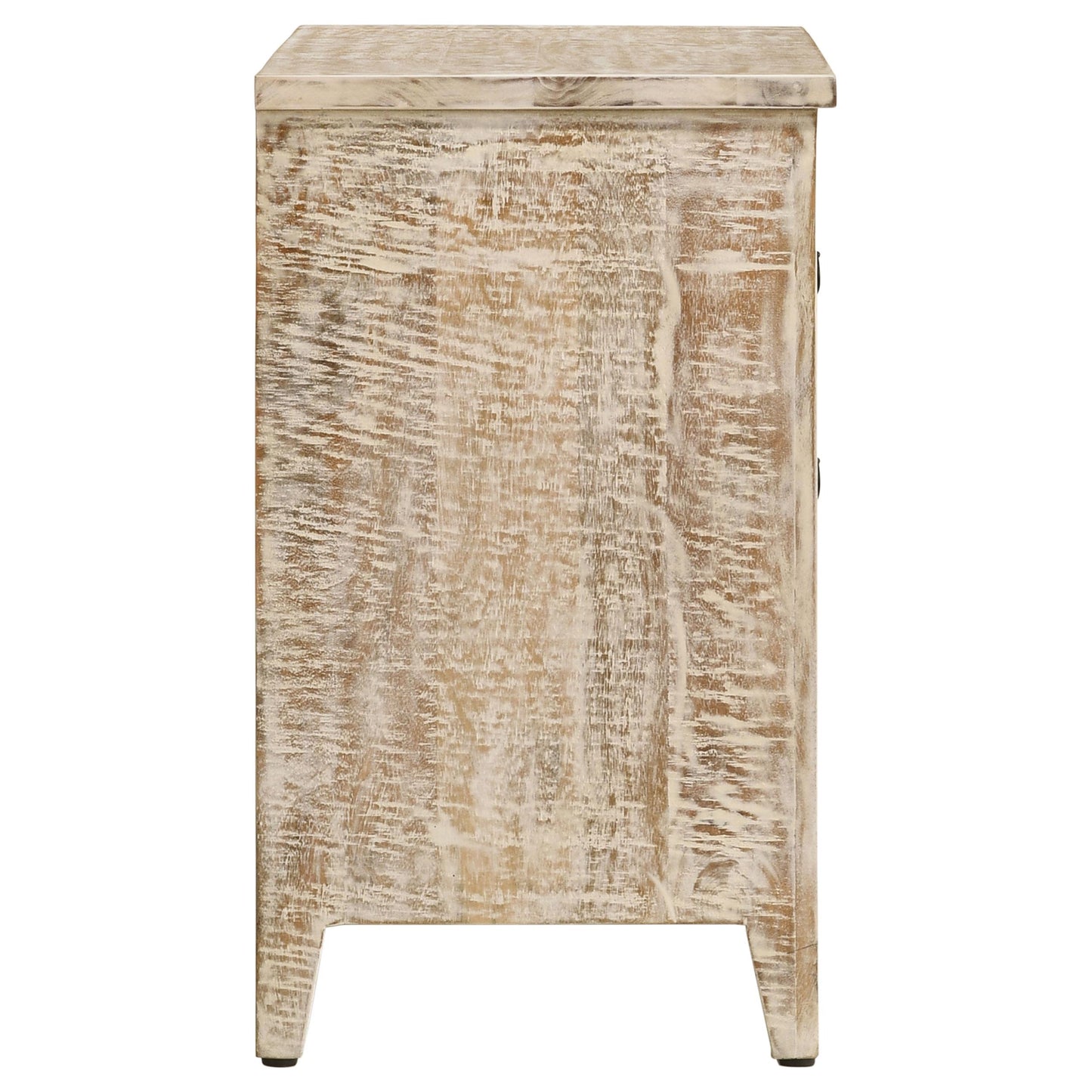 Coaster Furniture Mariska 950390 3-Drawer Wood Mandala Cabinet - Distressed White IMAGE 8