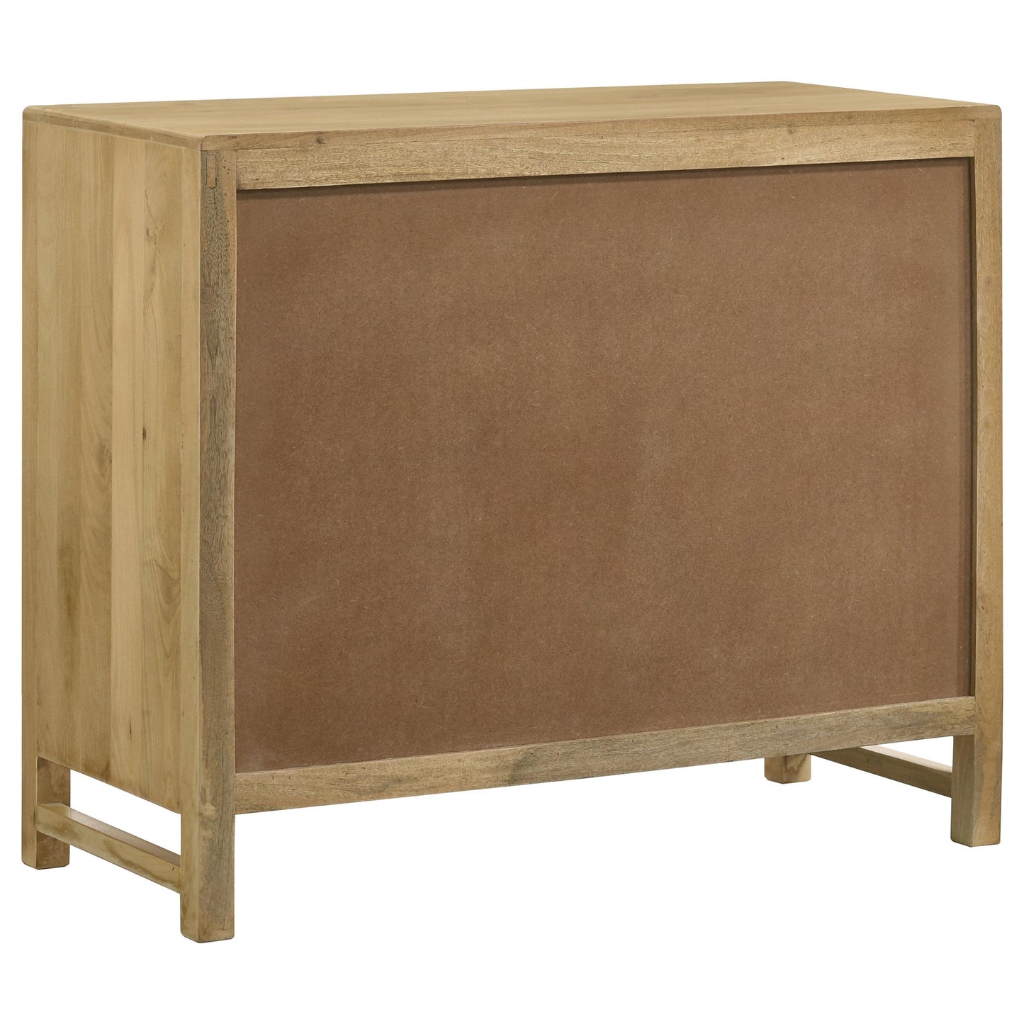 Coaster Furniture Zamora 953555 2-door Wood Accent Cabinet with Woven Cane - Natural IMAGE 7