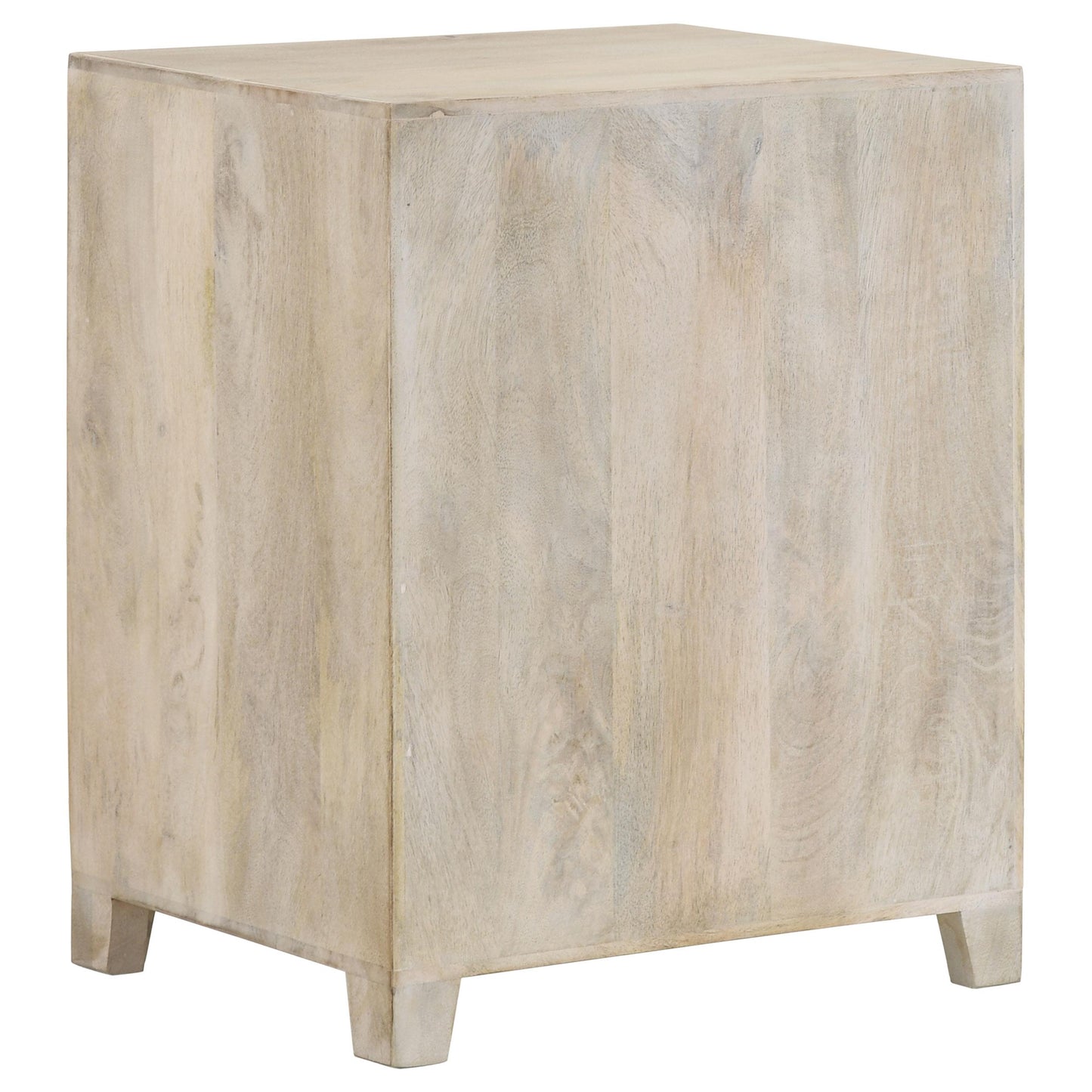 Coaster Furniture August 953569 1-Drawer Trellis Pattern Storage Cabinet - White Washed IMAGE 6