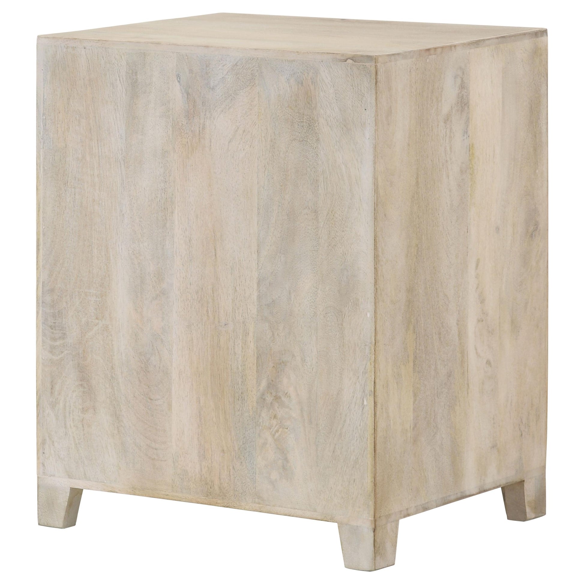 Coaster Furniture August 953569 1-Drawer Trellis Pattern Storage Cabinet - White Washed IMAGE 7