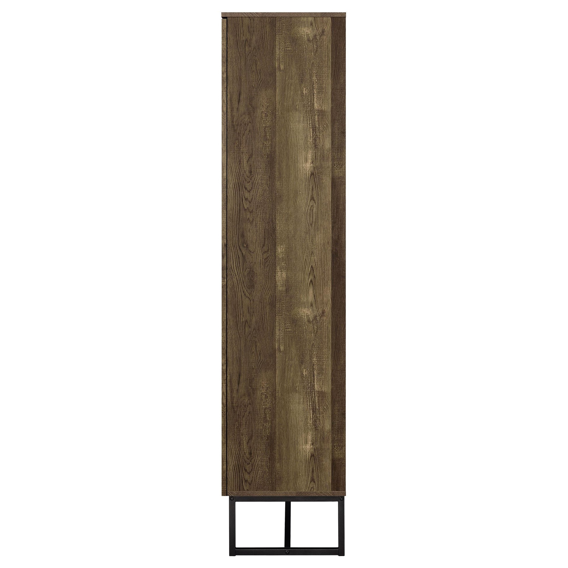 Coaster Furniture Carolyn 959640 2-door Engineered Wood Accent Cabinet - Rustic Oak IMAGE 5