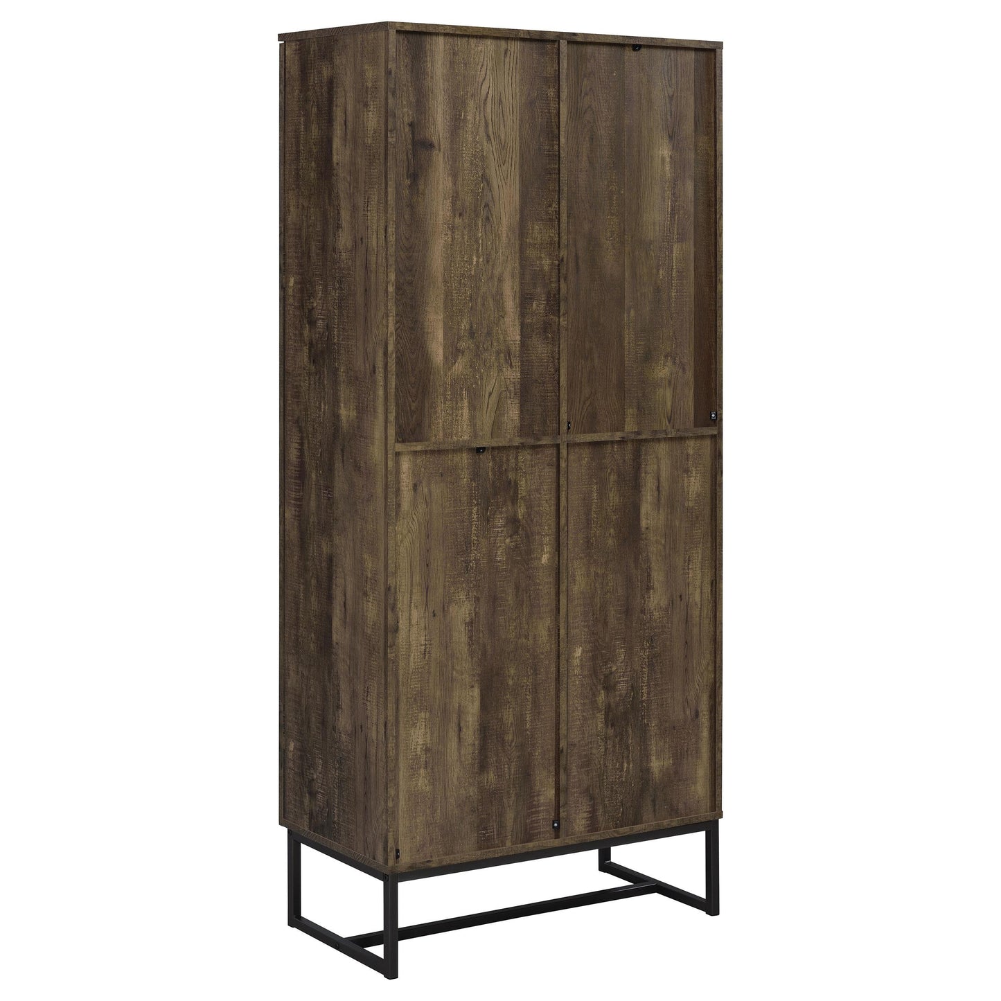 Coaster Furniture Carolyn 959640 2-door Engineered Wood Accent Cabinet - Rustic Oak IMAGE 6