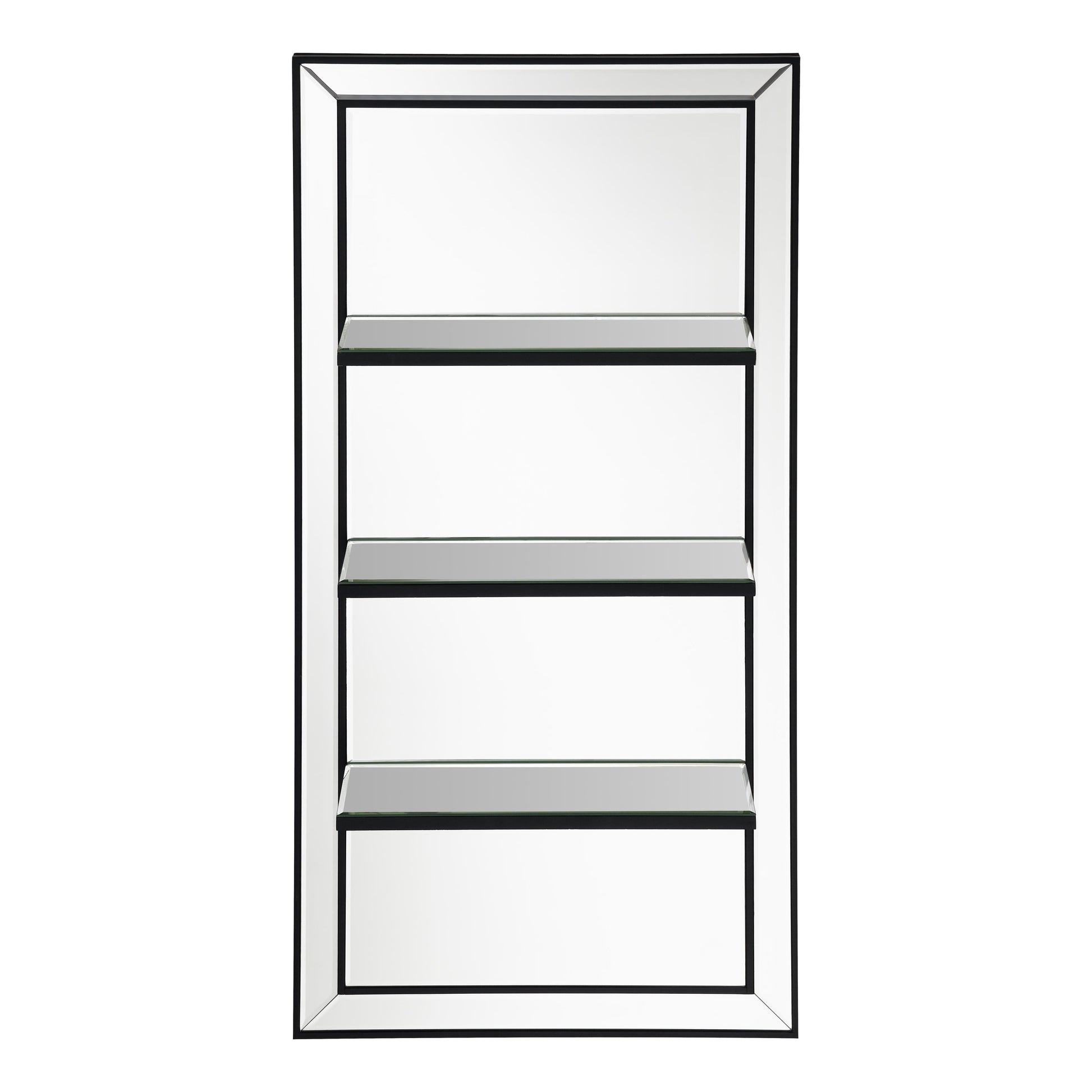 Coaster Furniture Oriel 961631 24 x 47 Inch Rectangular 3-Shelf Wall Mirror - Silver IMAGE 3