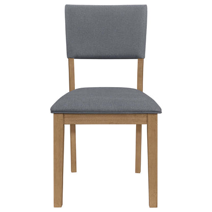 Coaster Furniture Sharon 104172 Fabric Upholstered Dining Side Chair - Brown IMAGE 3