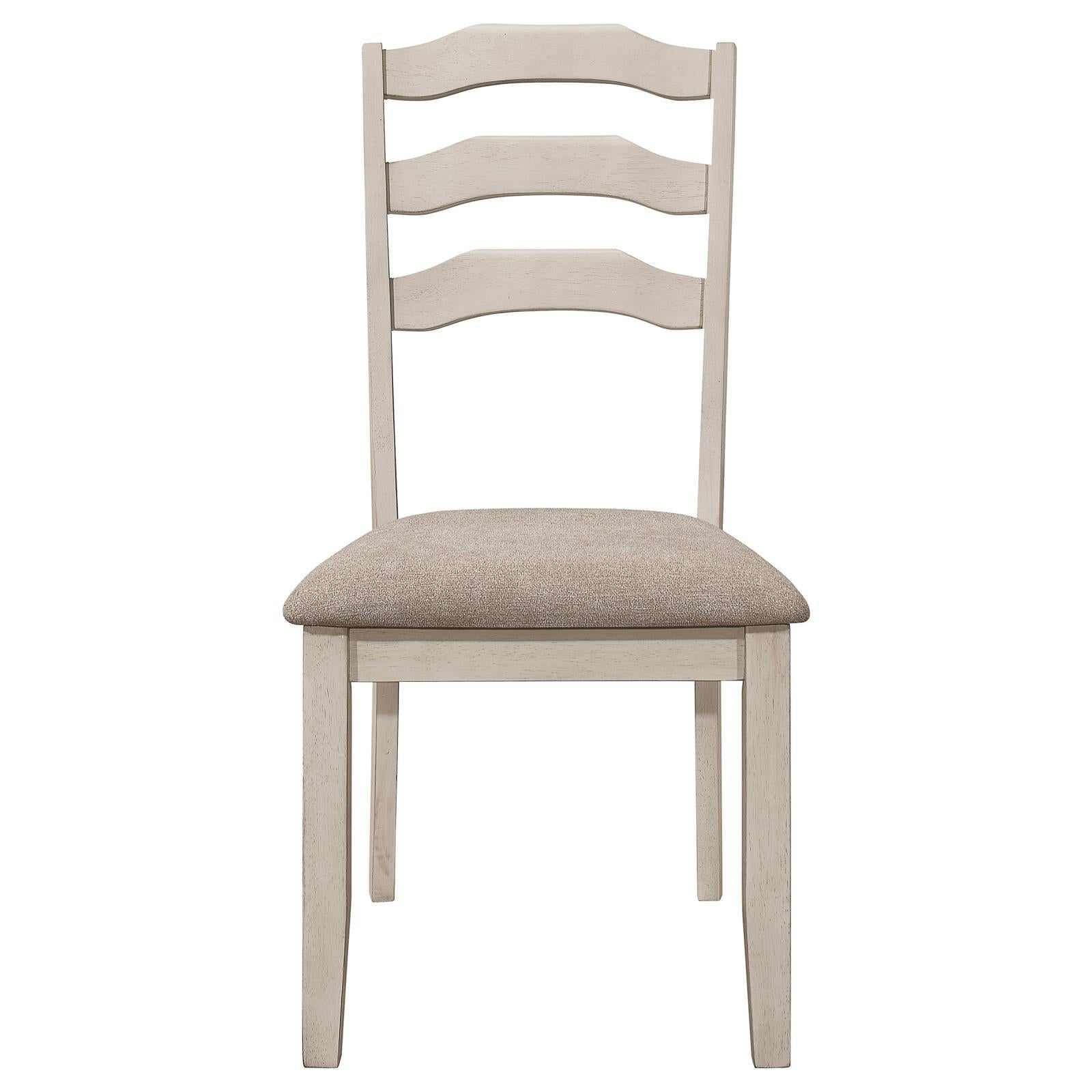 Coaster Furniture Ronnie 108052 Wood Dining Side Chair - Rustic Cream IMAGE 3