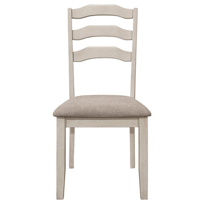Coaster Furniture Ronnie 108052 Wood Dining Side Chair - Rustic Cream IMAGE 3