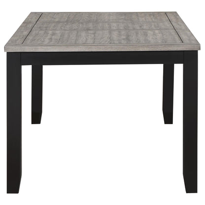 Coaster Furniture Elodie 121221 Rectangular 78-inch Extension Leaf Dining Table - Black IMAGE 4