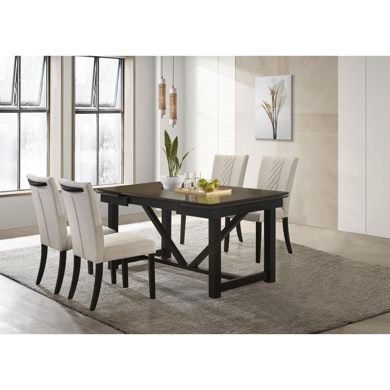 Coaster Furniture Malia 122342 Fabric Upholstered Dining Side Chair - Beige IMAGE 10