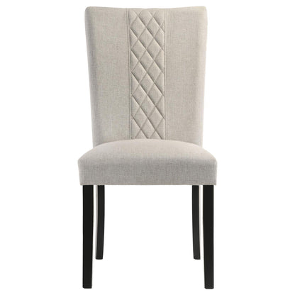Coaster Furniture Malia 122342 Fabric Upholstered Dining Side Chair - Beige IMAGE 3