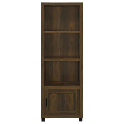 Coaster Furniture Sachin 707736 3-shelf Engineered Wood Media Tower - Dark Pine IMAGE 4