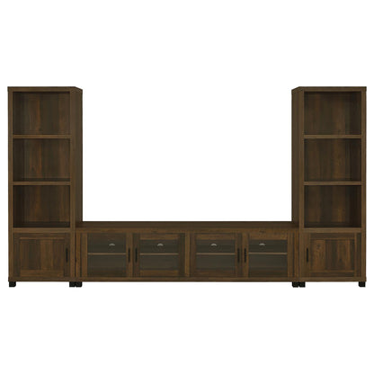 Coaster Furniture Sachin 707736 3-shelf Engineered Wood Media Tower - Dark Pine IMAGE 8