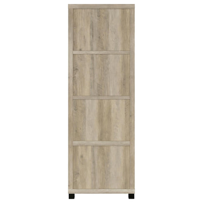 Coaster Furniture Sachin 707746 3-shelf Engineered Wood Media Tower - Distressed Pine IMAGE 7