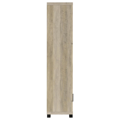 Coaster Furniture Sachin 707746 3-shelf Engineered Wood Media Tower - Distressed Pine IMAGE 8