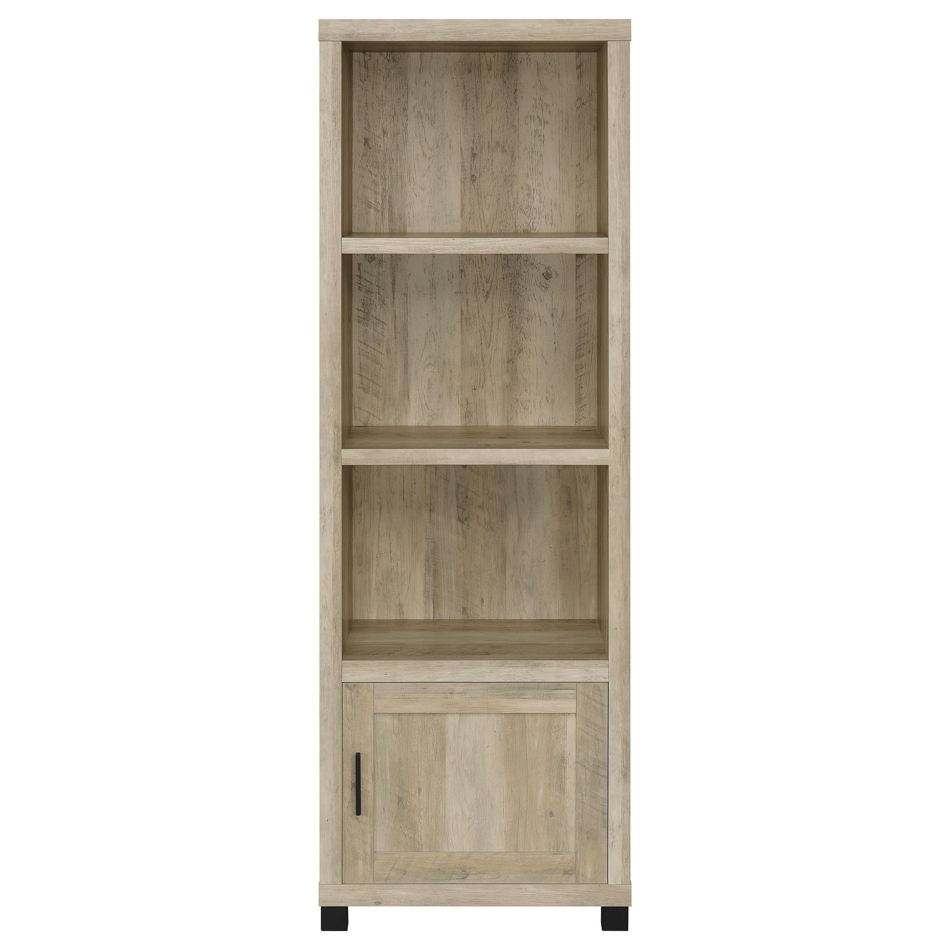 Coaster Furniture Sachin 736283-SET 3-piece Entertainment Center with 79" TV Stand - Antique Pine IMAGE 4