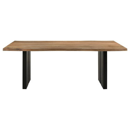 Coaster Furniture Bradshaw 115541 80-inch Live Edge Wood Dining Table - Natural Acacia IMAGE 2