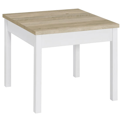  Coaster Furniture Stacie 709950 3-piece Coffee Table Set - Distressed Pine and White IMAGE 6