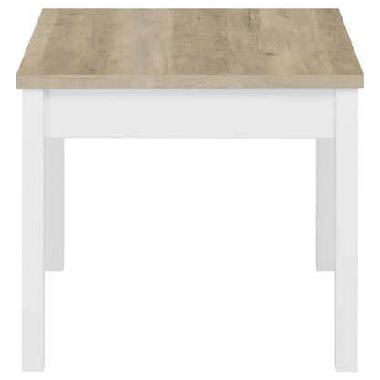  Coaster Furniture Stacie 709950 3-piece Coffee Table Set - Distressed Pine and White IMAGE 8