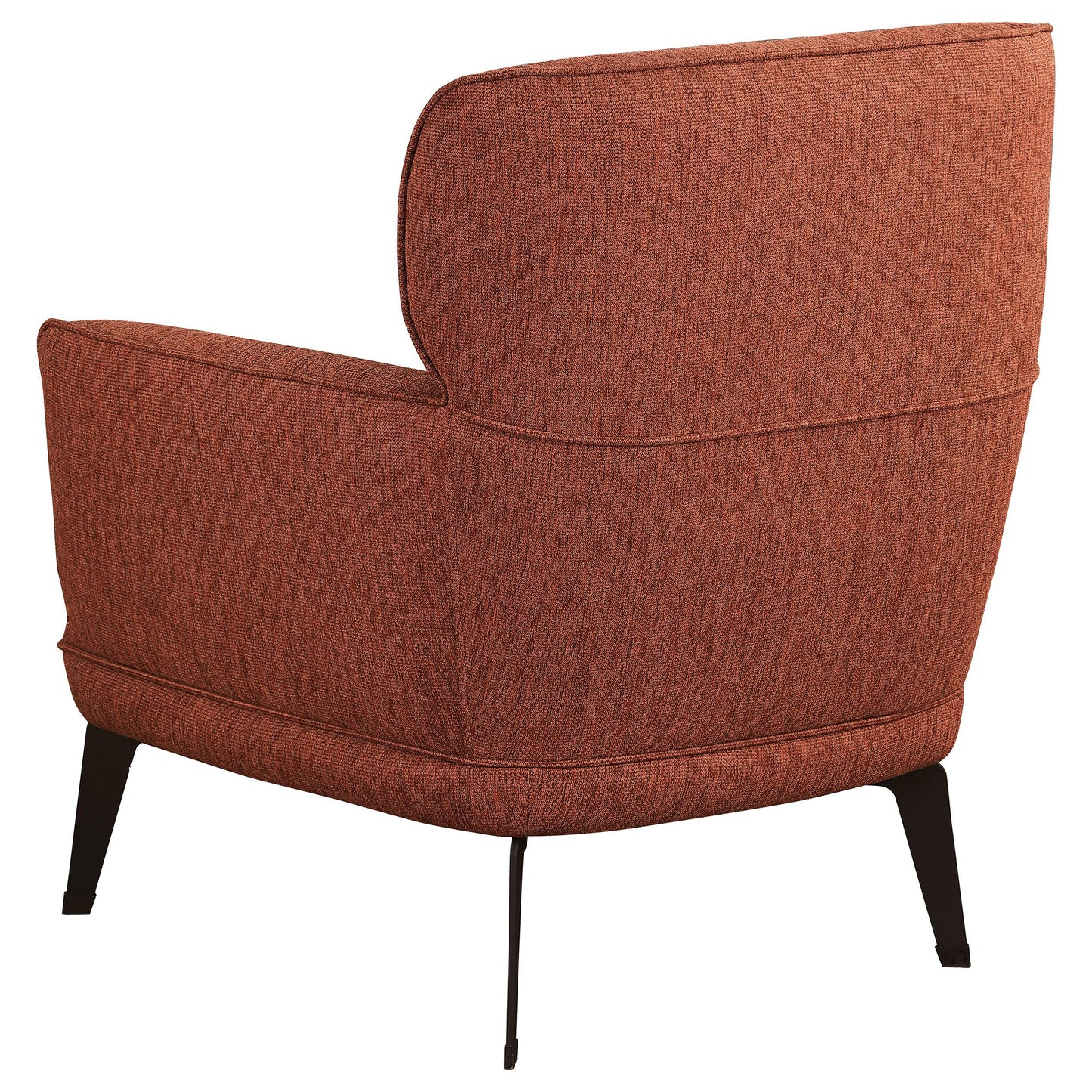  Coaster Furniture Andrea 903081 Upholstered Crecent Arm Accent Chair - Orange IMAGE 6