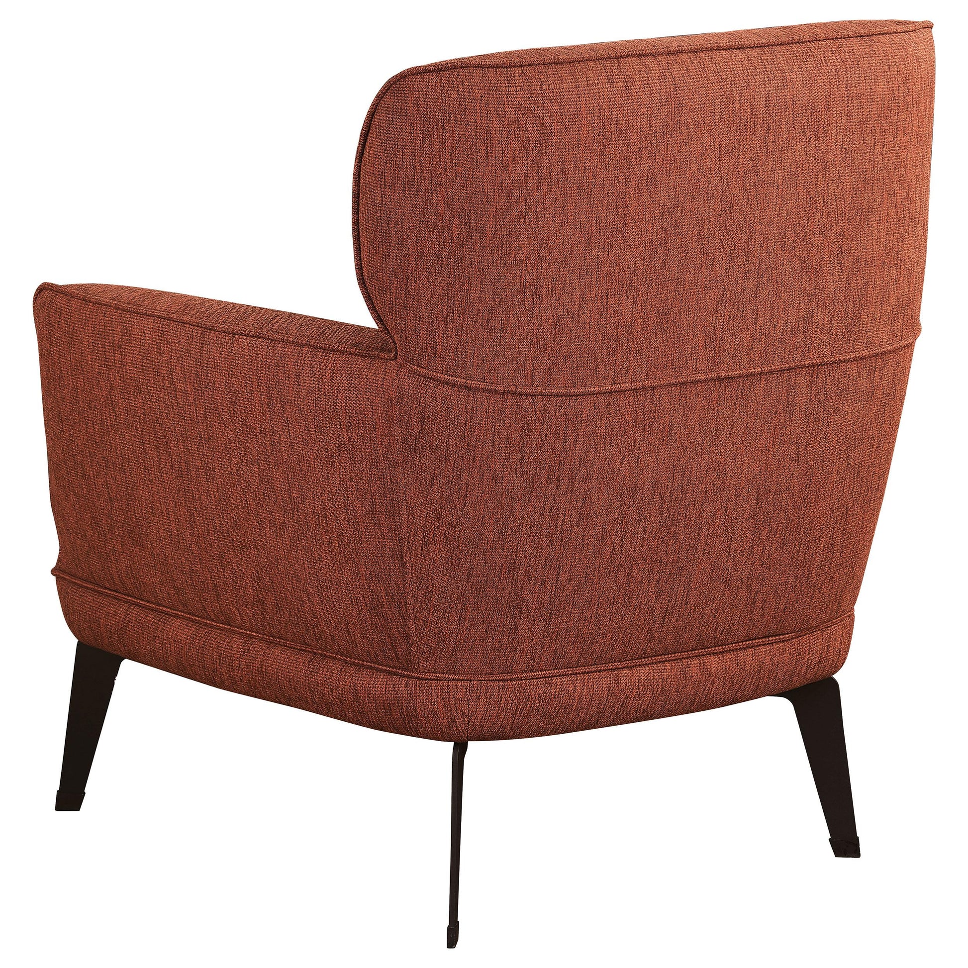  Coaster Furniture Andrea 903081 Upholstered Crecent Arm Accent Chair - Orange IMAGE 6
