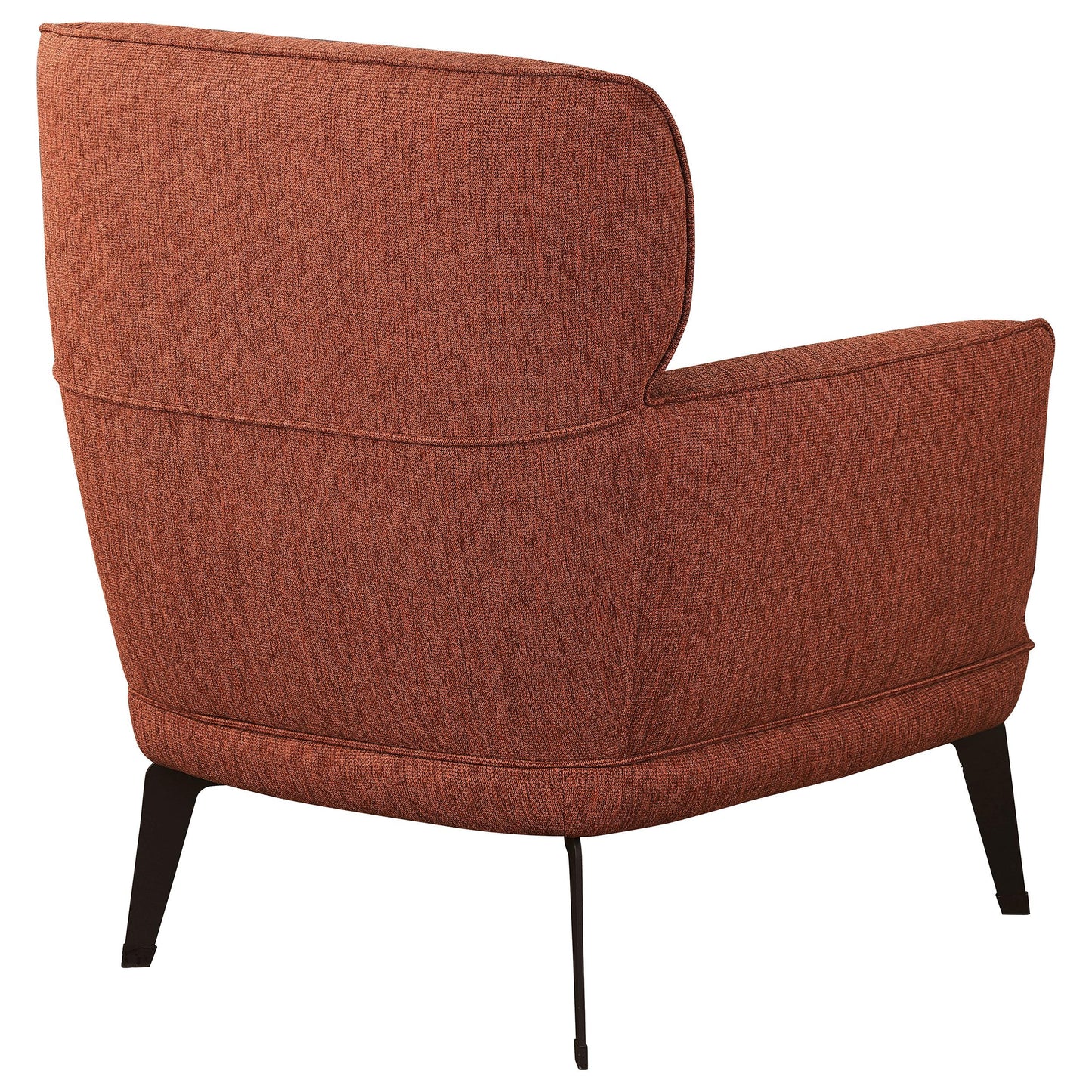  Coaster Furniture Andrea 903081 Upholstered Crecent Arm Accent Chair - Orange IMAGE 7