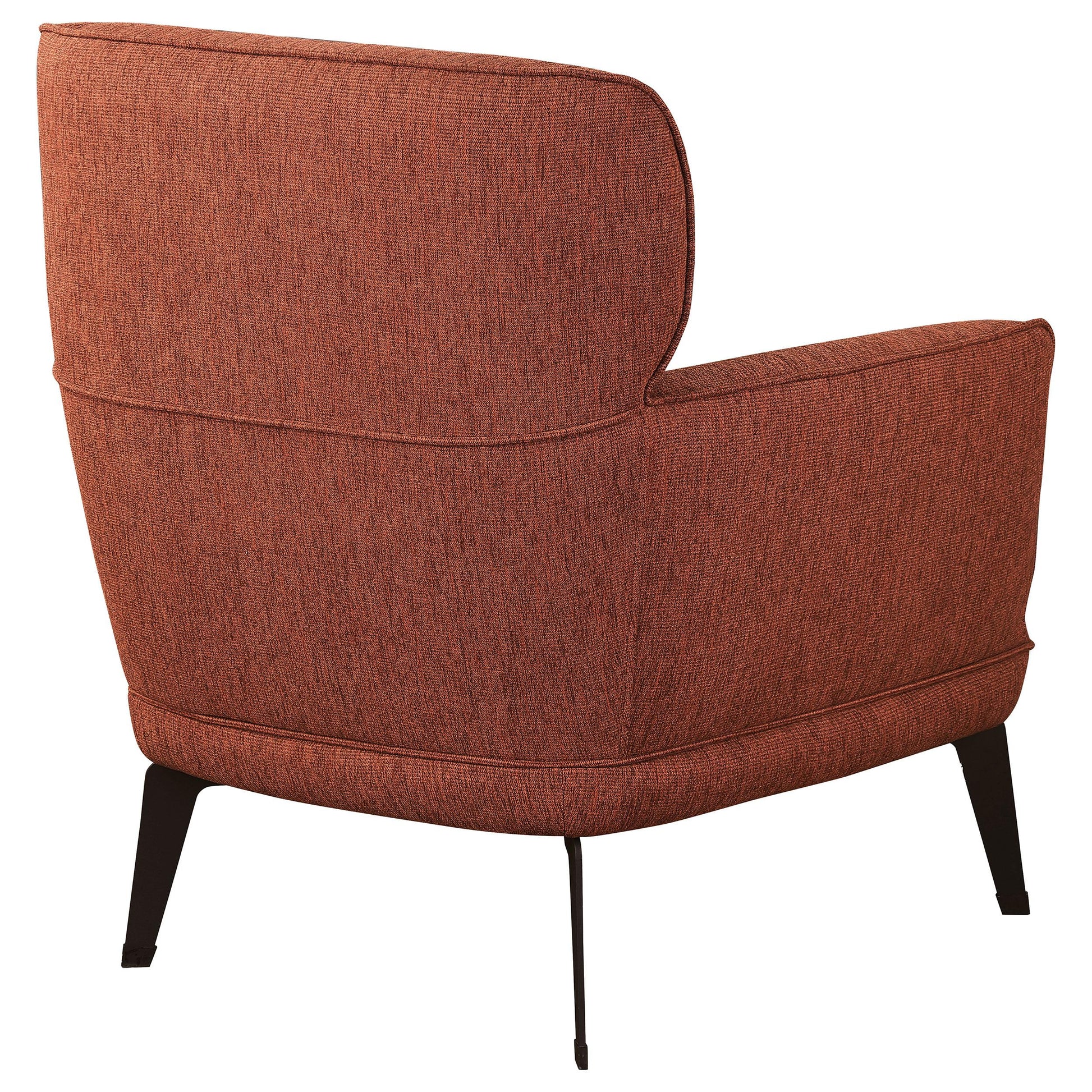  Coaster Furniture Andrea 903081 Upholstered Crecent Arm Accent Chair - Orange IMAGE 7