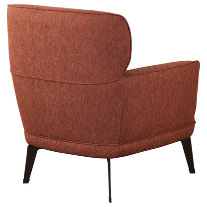  Coaster Furniture Andrea 903081 Upholstered Crecent Arm Accent Chair - Orange IMAGE 7