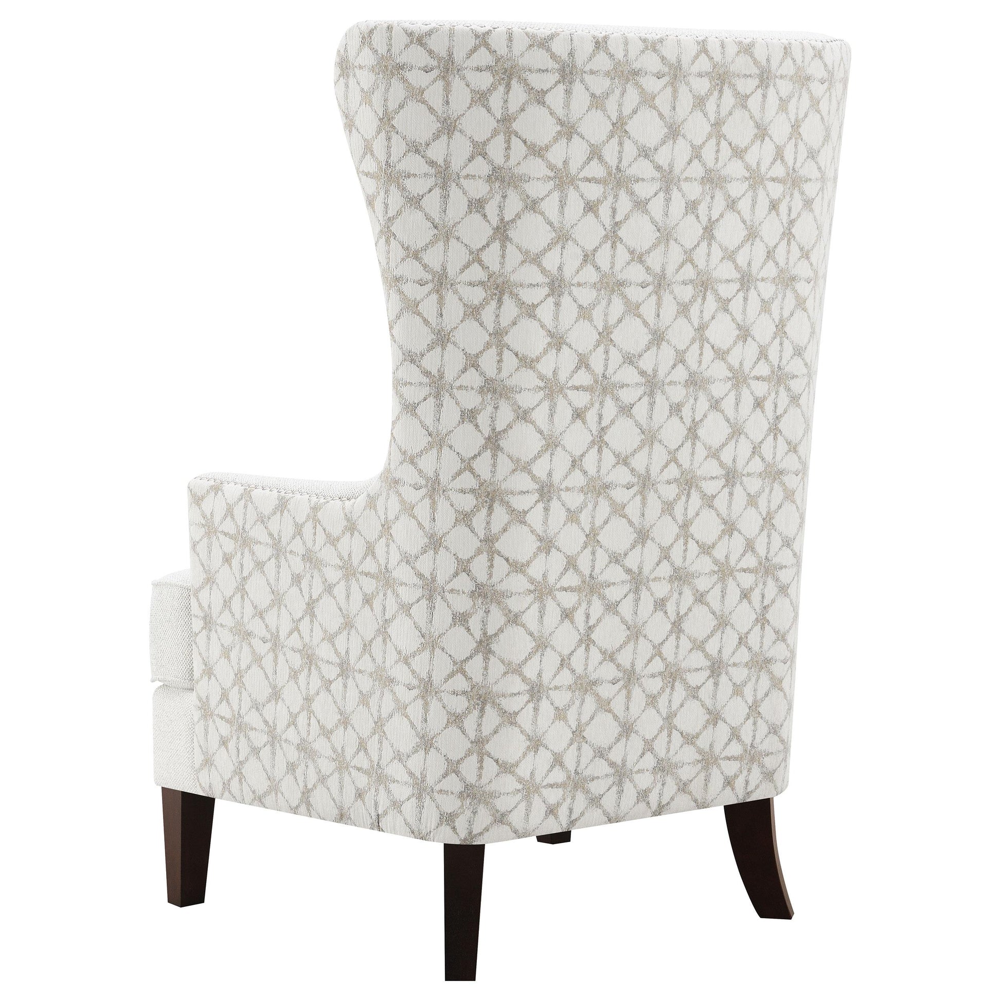  Coaster Furniture Pippin 904066 Upholstered High Wingback Accent Chair - Latte IMAGE 6