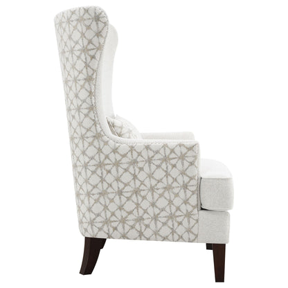  Coaster Furniture Pippin 904066 Upholstered High Wingback Accent Chair - Latte IMAGE 9