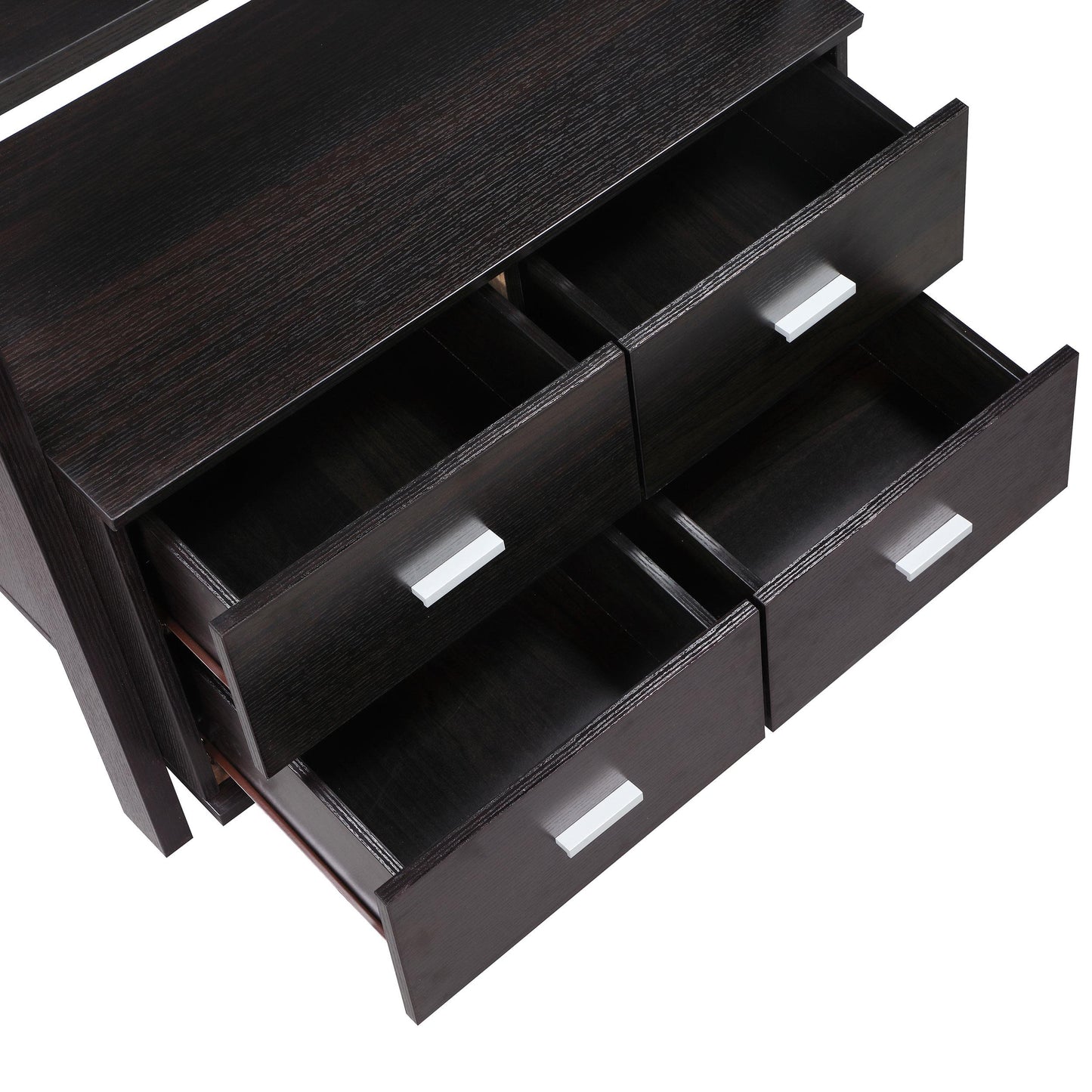 Coaster Furniture Colella 800319-S3 3-Piece Storage Ladder Bookcase Set - Cappuccino IMAGE 5