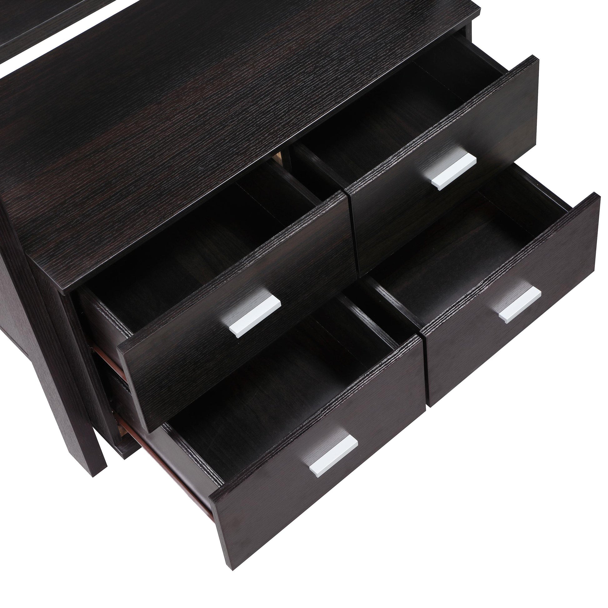 Coaster Furniture Colella 800319-S3 3-Piece Storage Ladder Bookcase Set - Cappuccino IMAGE 5