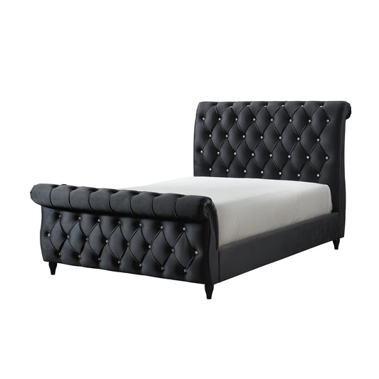 Crown Mark Kyrie 5101BK-K King Sleigh Bed IMAGE 1