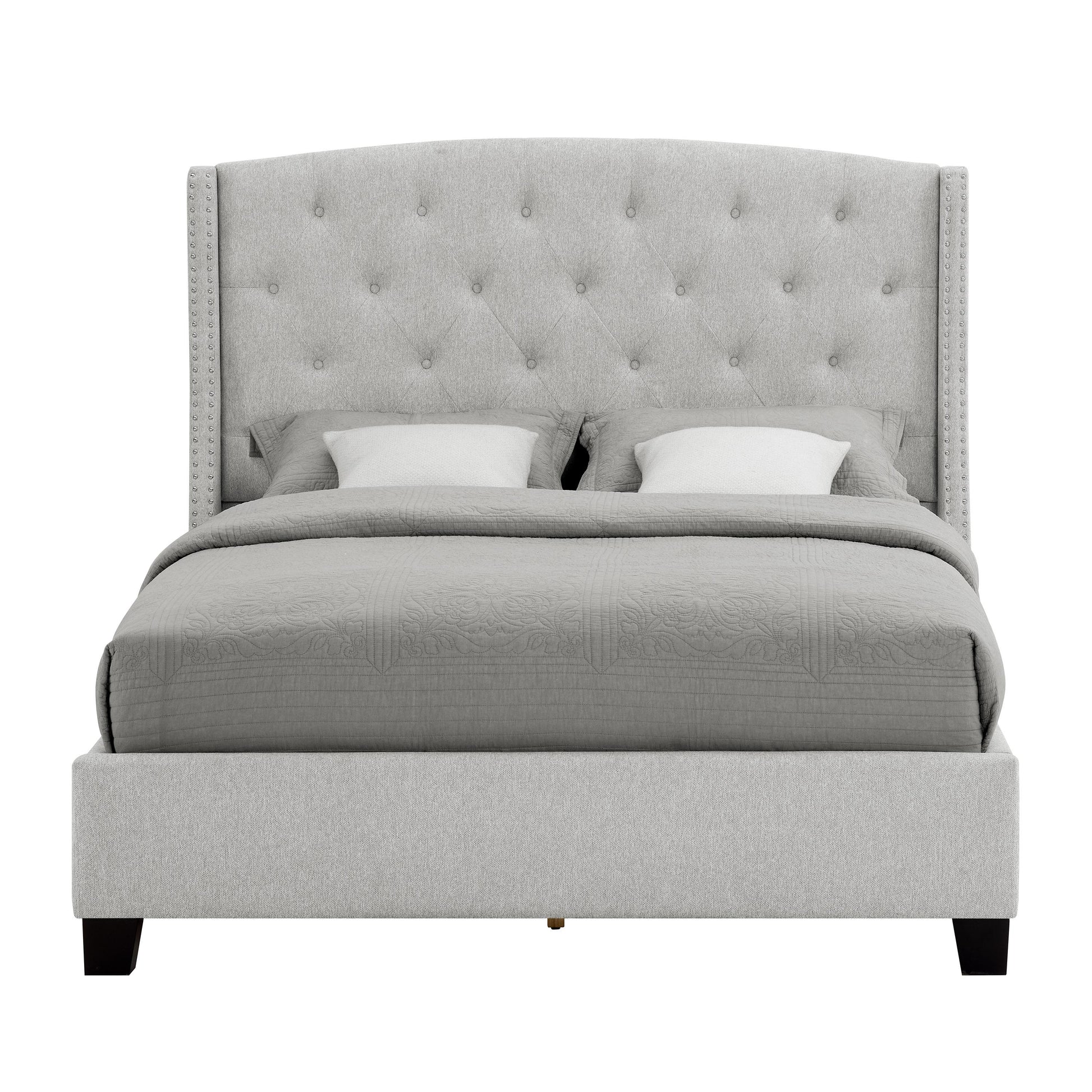 Crown Mark Eva 5111DV-Q Queen Platform Bed - Dove Grey IMAGE 4