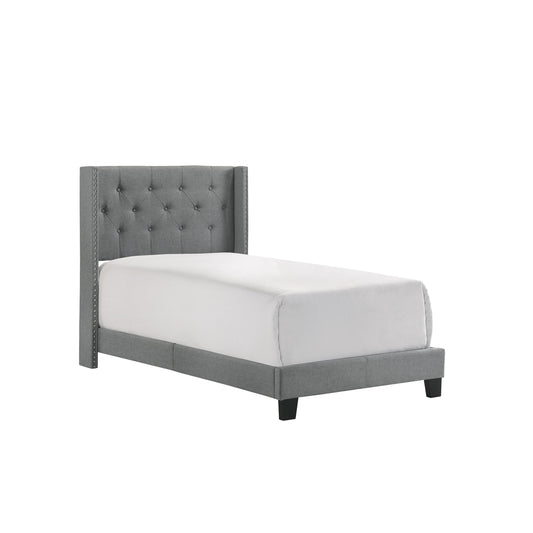 Crown Mark Makayla 5267GY-T Twin Bed - Grey IMAGE 1