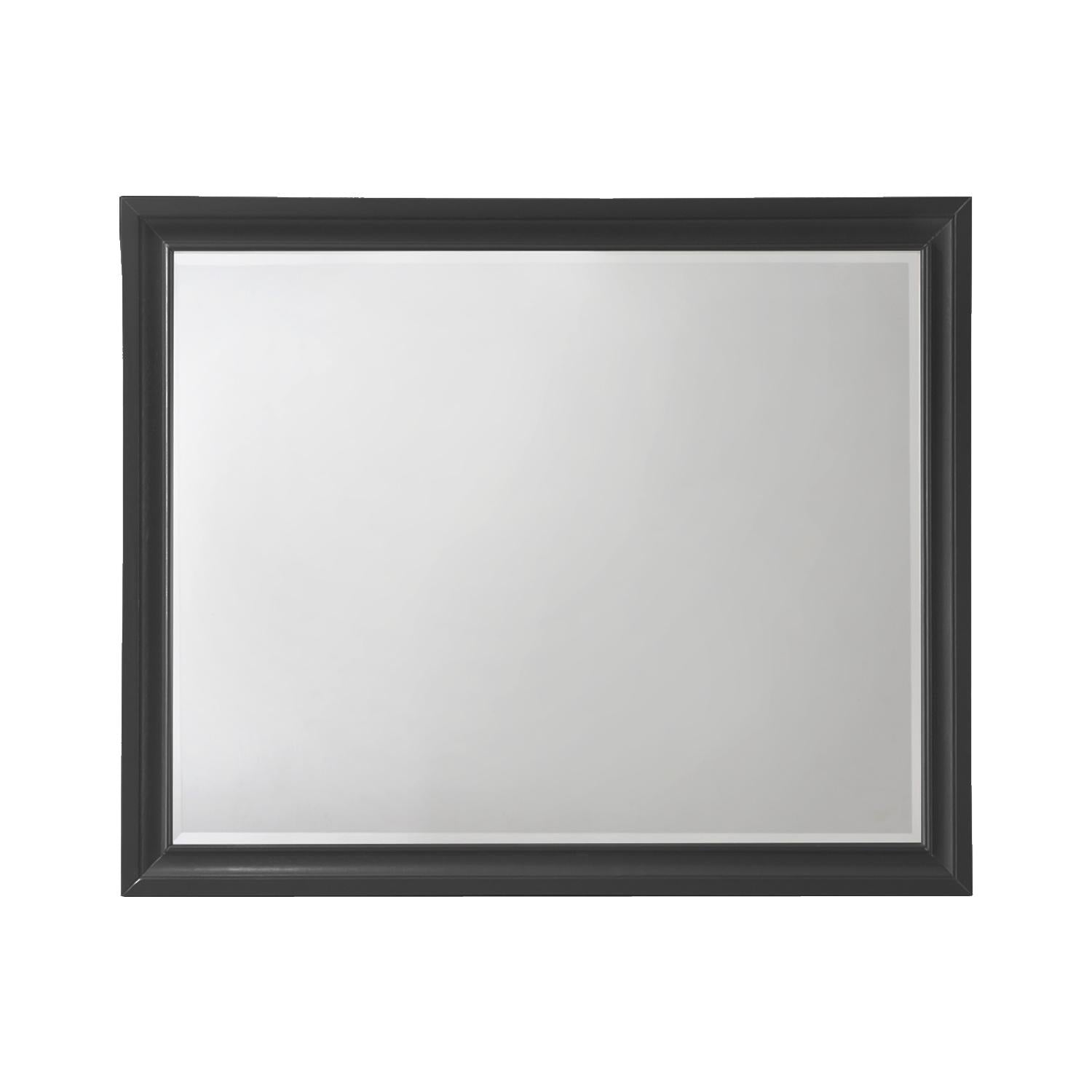 Crown Mark Lila B4398-11 Dresser Mirror - Black IMAGE 1