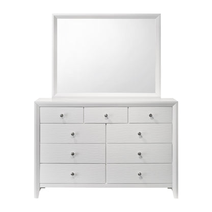 Crown Mark Evan B4710-1 Dresser - White IMAGE 3