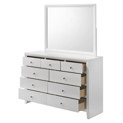 Crown Mark Evan B4710-1 Dresser - White IMAGE 4
