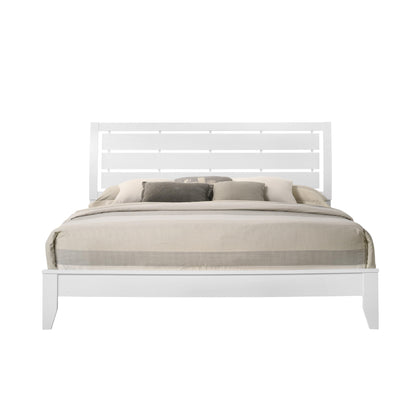 Crown Mark Evan B4710-K King Bed - White IMAGE 3