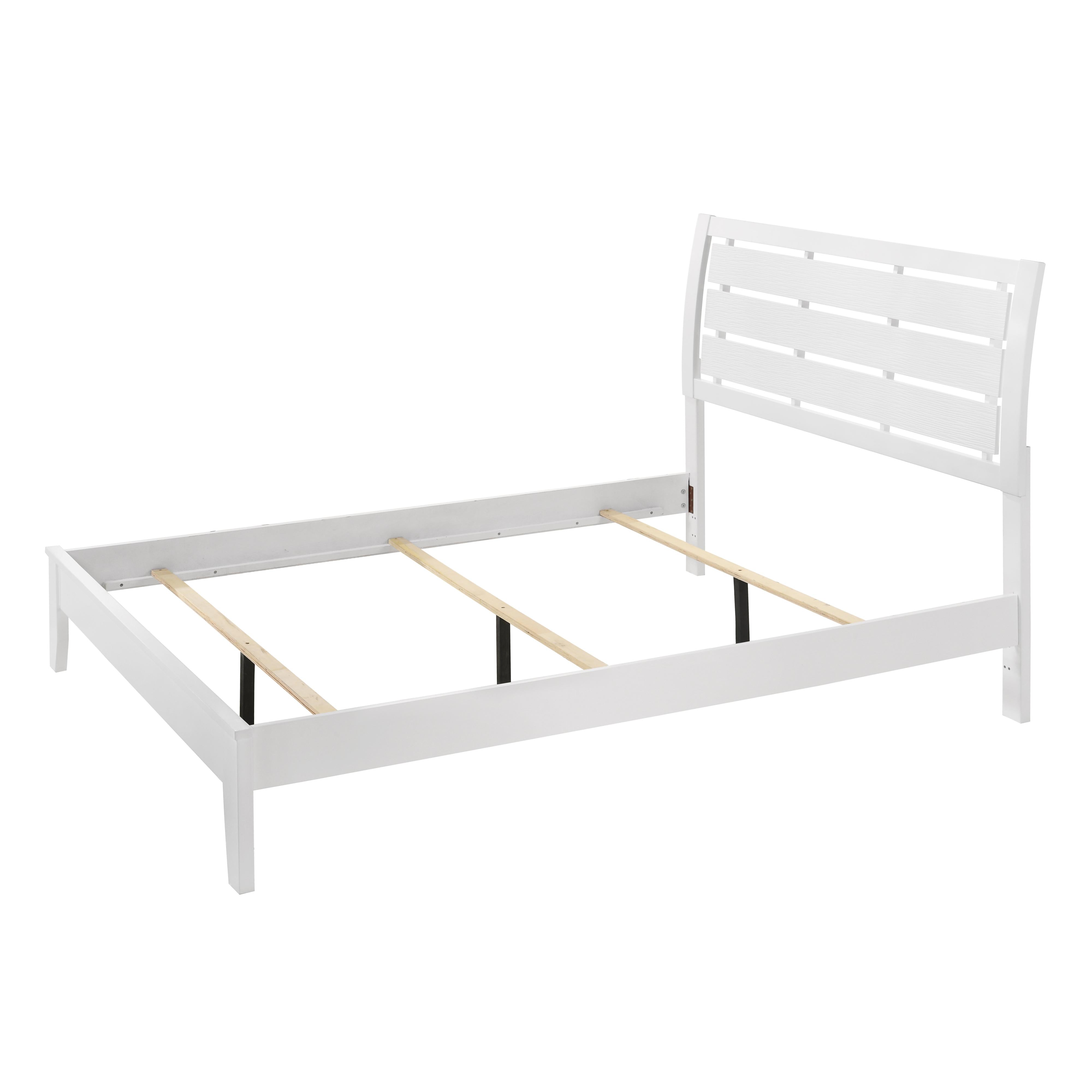 Crown Mark Evan B4710-Q Queen Bed - White IMAGE 1