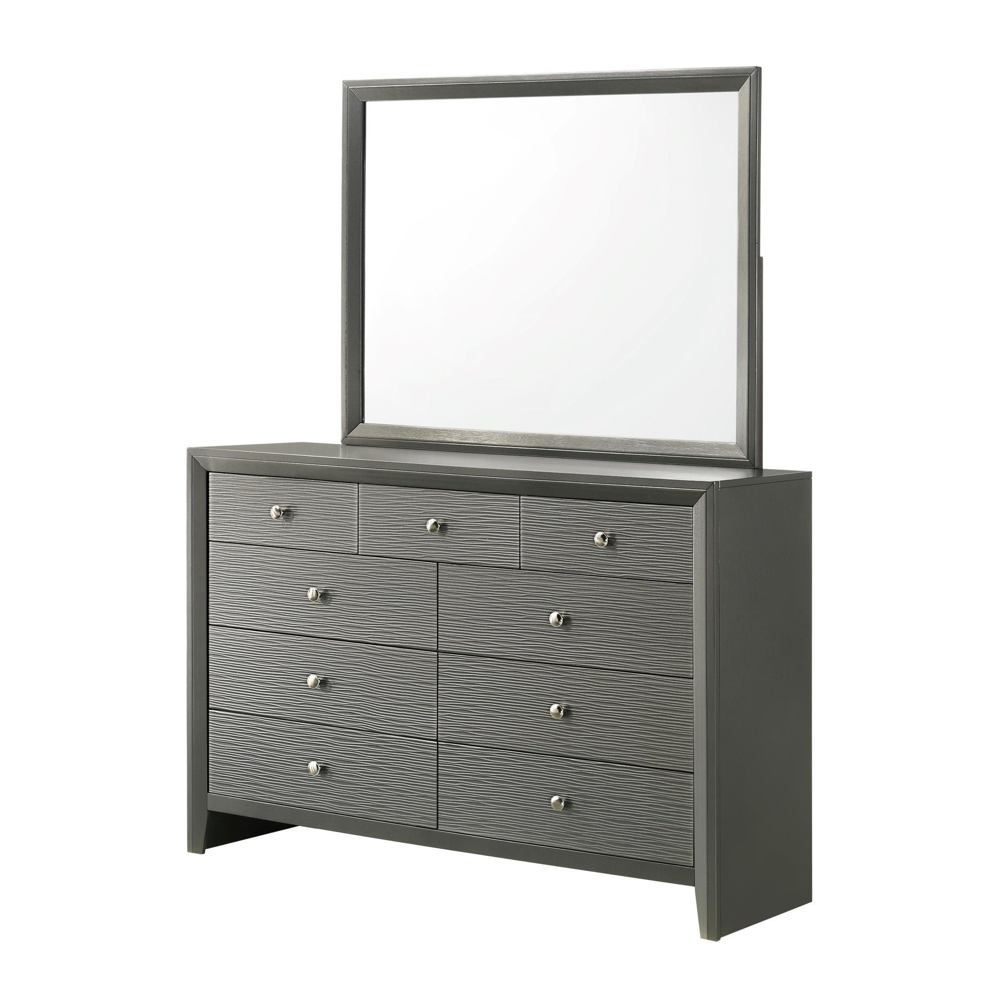Crown Mark Denker B4715-1 Dresser - Gunmetal IMAGE 3