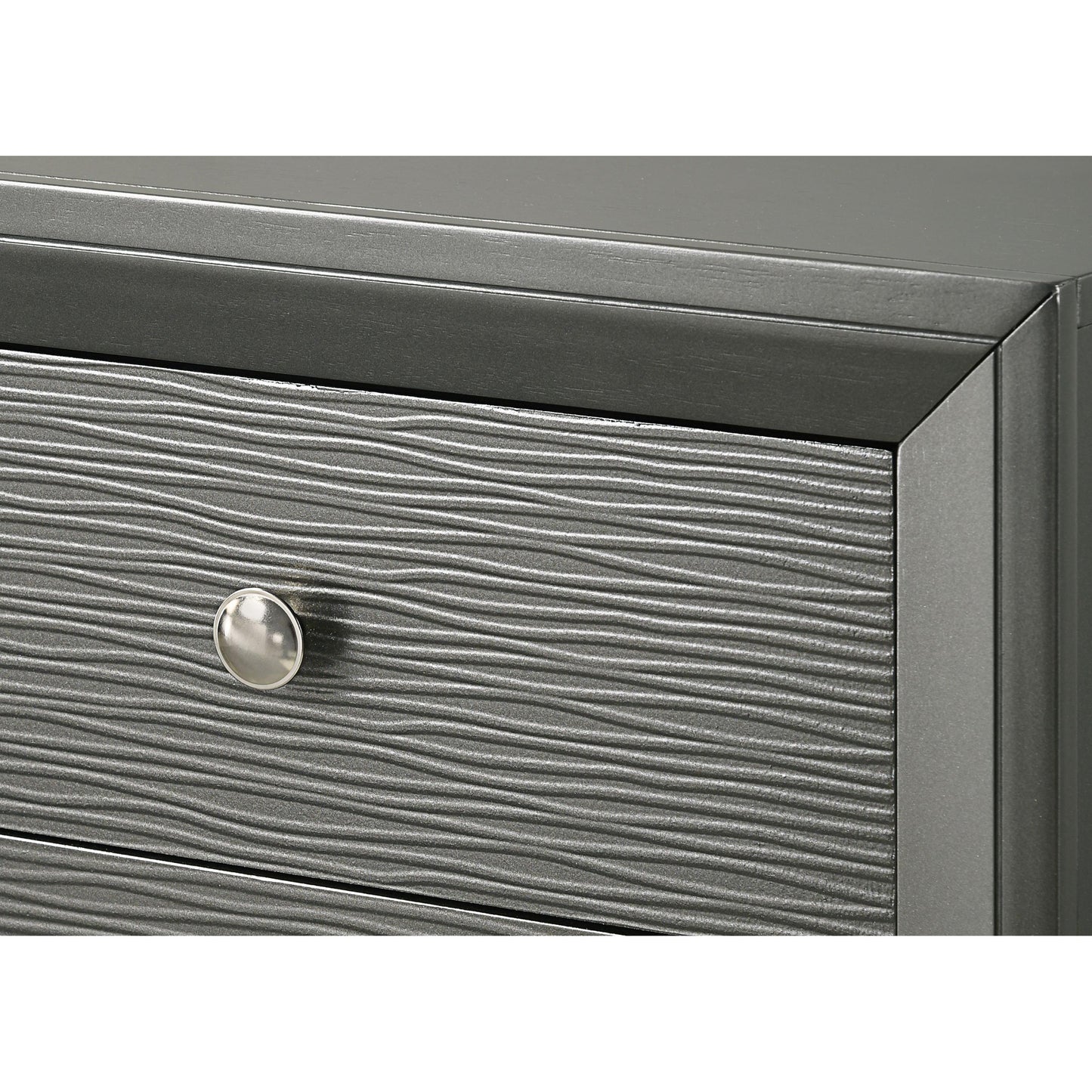 Crown Mark Denker B4715-1 Dresser - Gunmetal IMAGE 4
