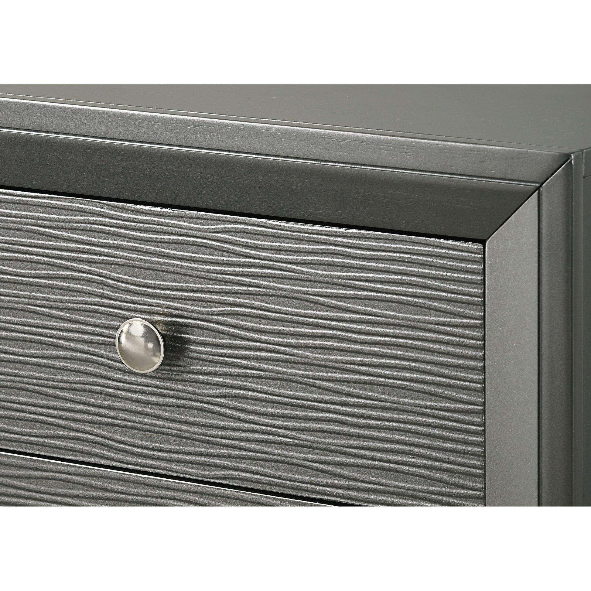 Crown Mark Denker B4715-1 Dresser - Gunmetal IMAGE 4