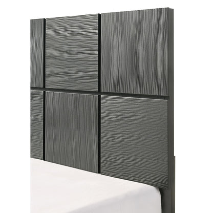 Crown Mark Denker B4715-Q Queen Bed - Gunmetal IMAGE 4