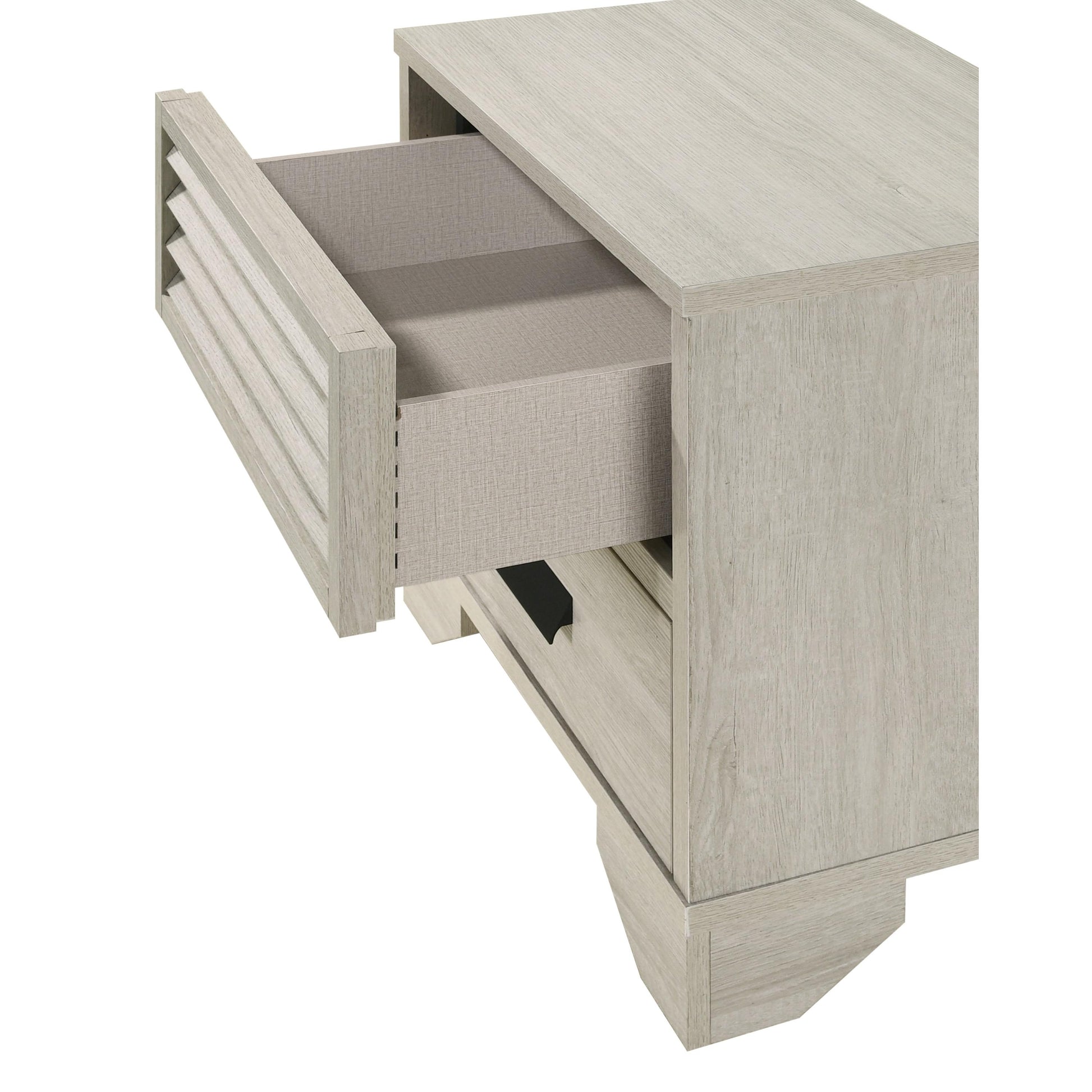Crown Mark Sarter B4740-2 Nightstand - Beige IMAGE 3