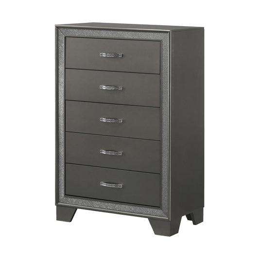 Crown Mark Kaia B4750-4 Chest - Dark Brown IMAGE 1