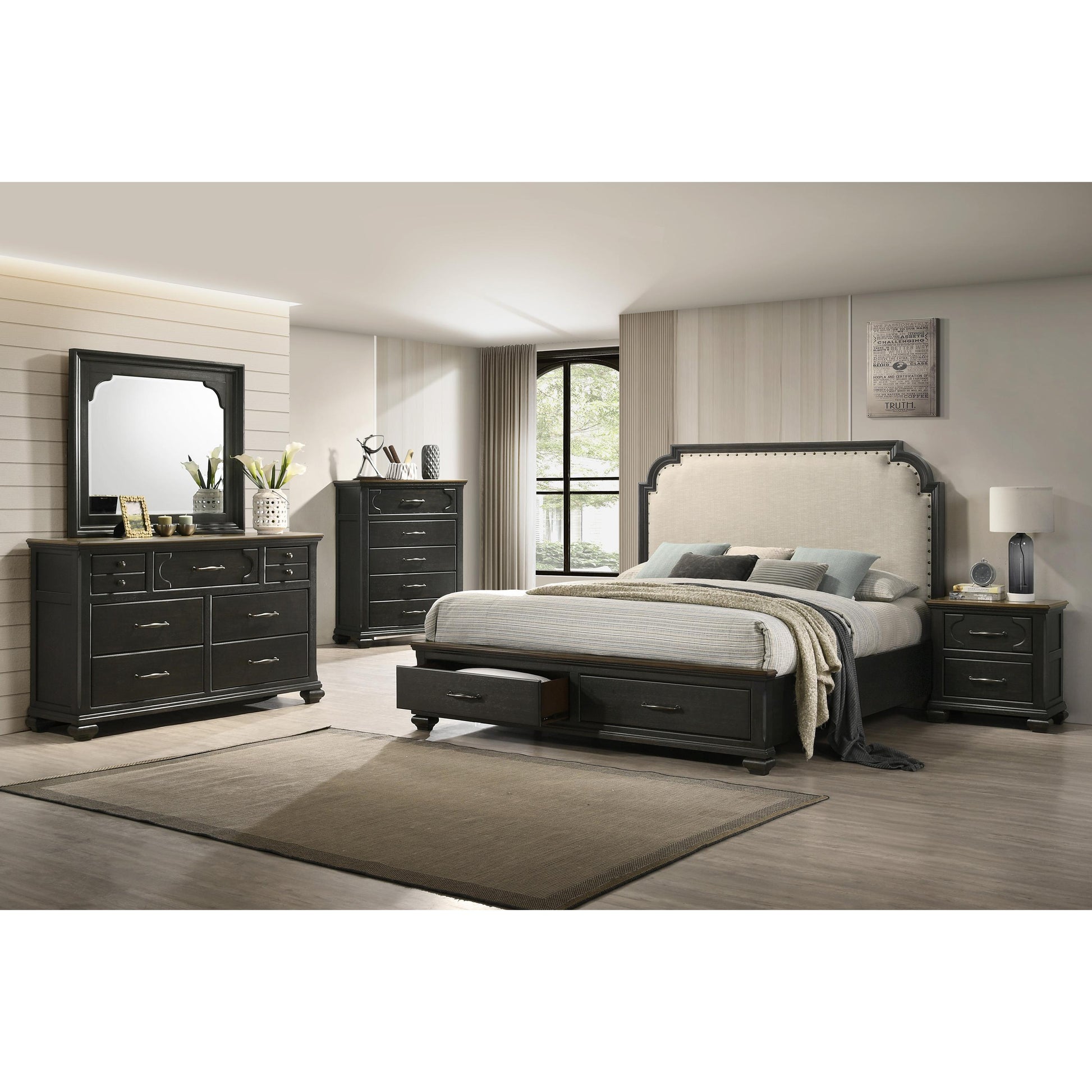 Crown Mark Hamilton B6560-11 Dresser Mirror IMAGE 2