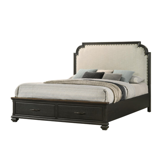 Crown Mark Hamilton B6560-K King Bed with Storage IMAGE 1